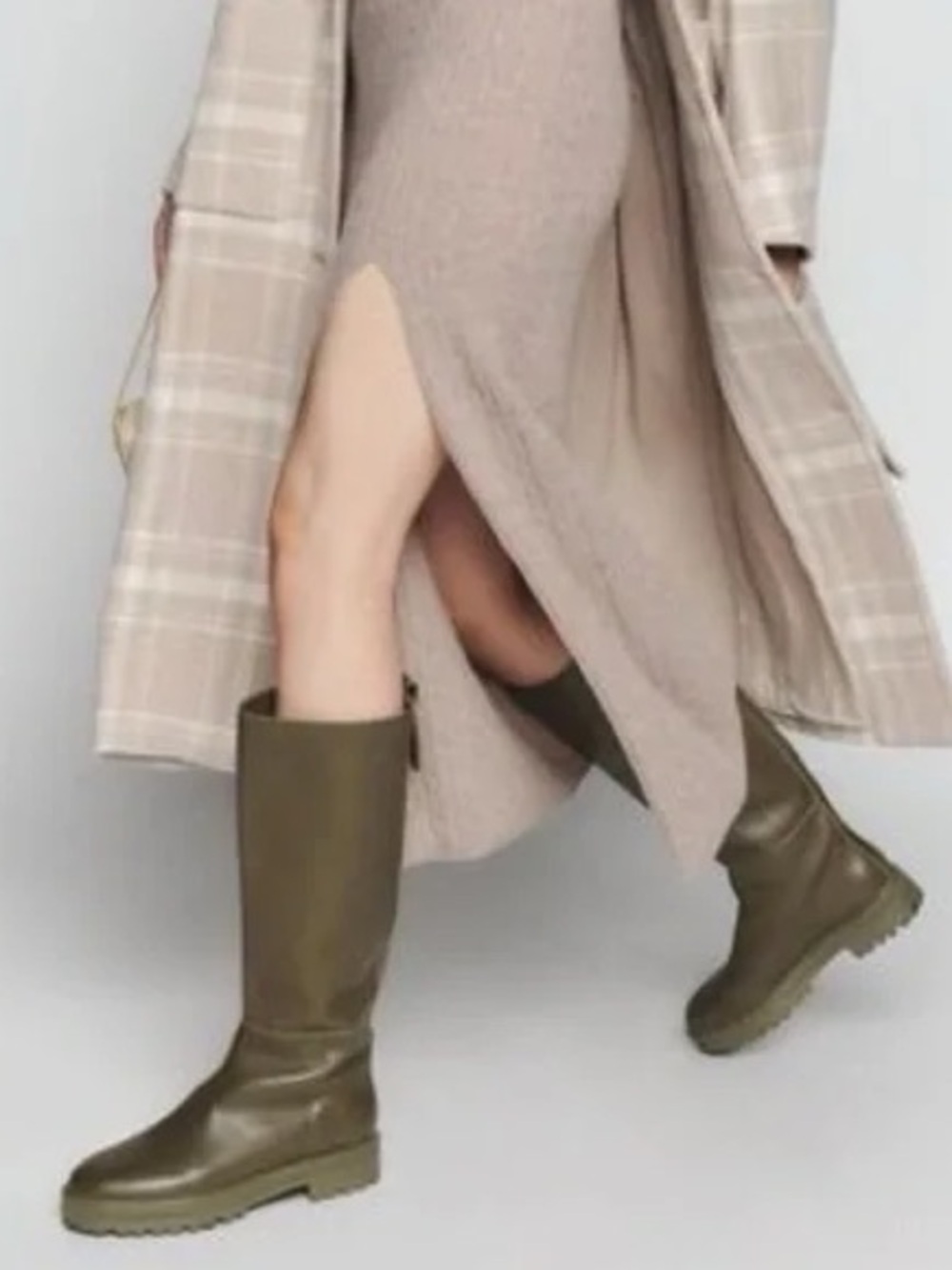 Reformation kata bucket boot olive green